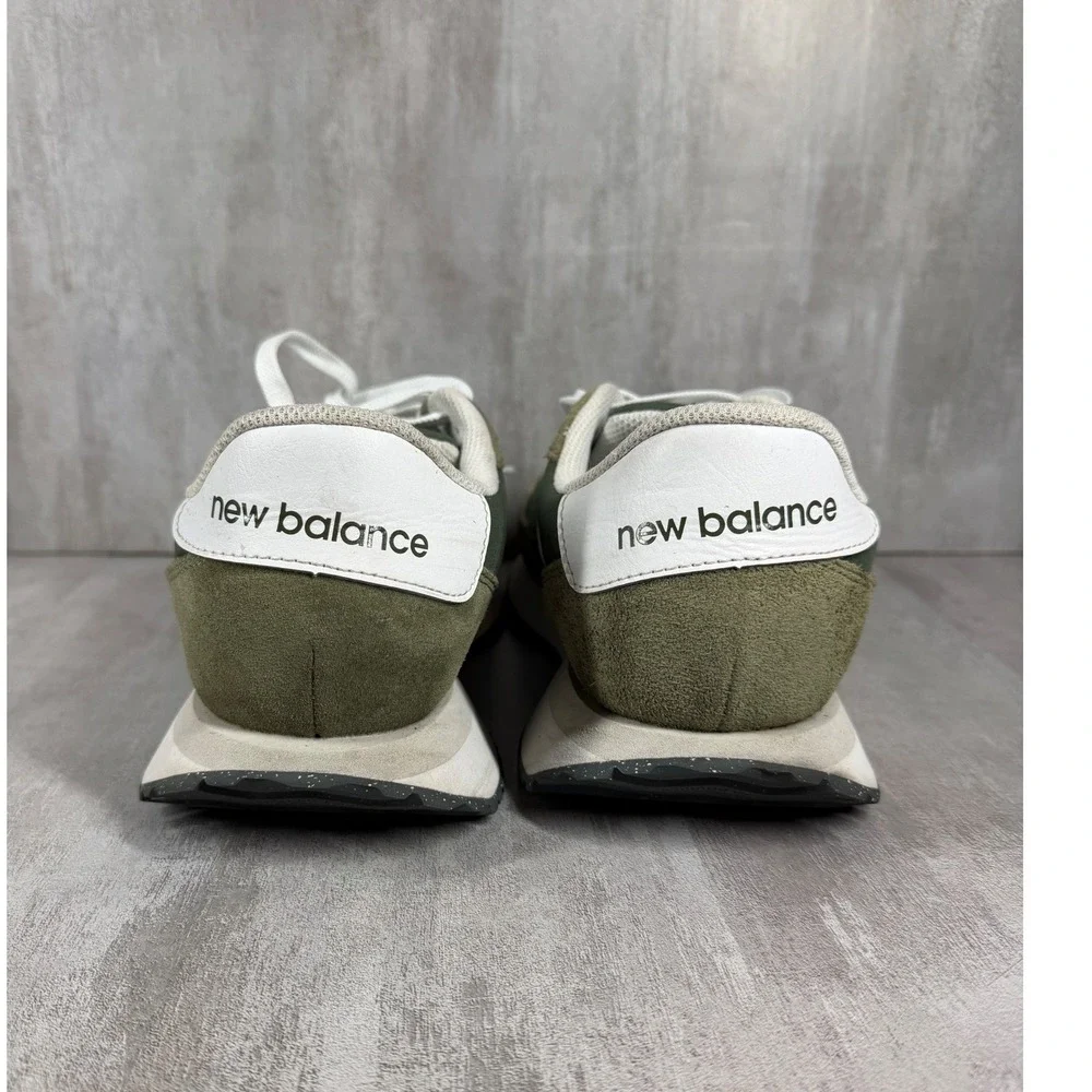New Balance 237 Mens Sneakers Olive Green White MS237GR Low Top Shoes 10.5 D
